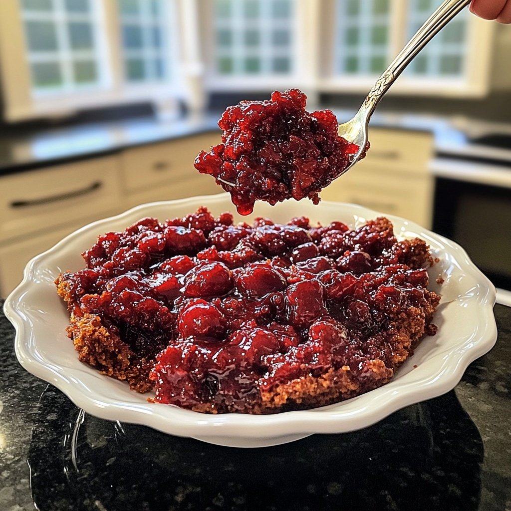 Rote Grütze mit Kirschen