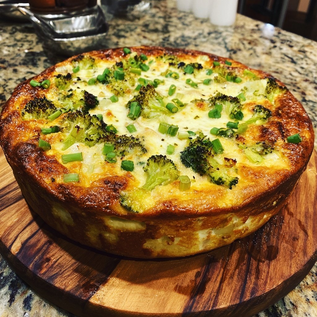 Brokkoli Auflauf Mit Frühlingszwiebeln