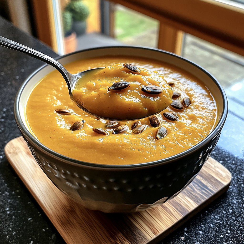 Kürbissuppe cremig ohne Milch
