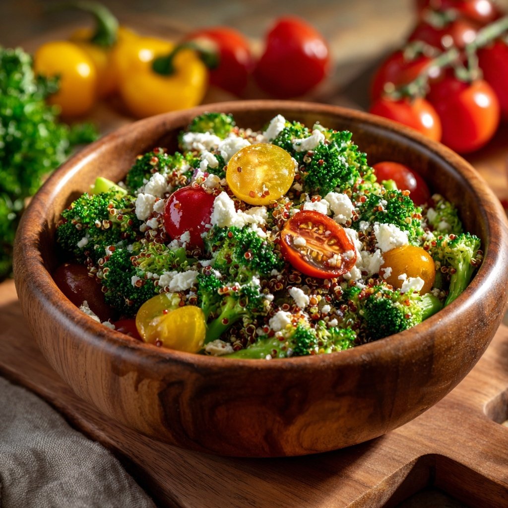 Kalorienarme Quinoa Bowl Mit Brokkoli