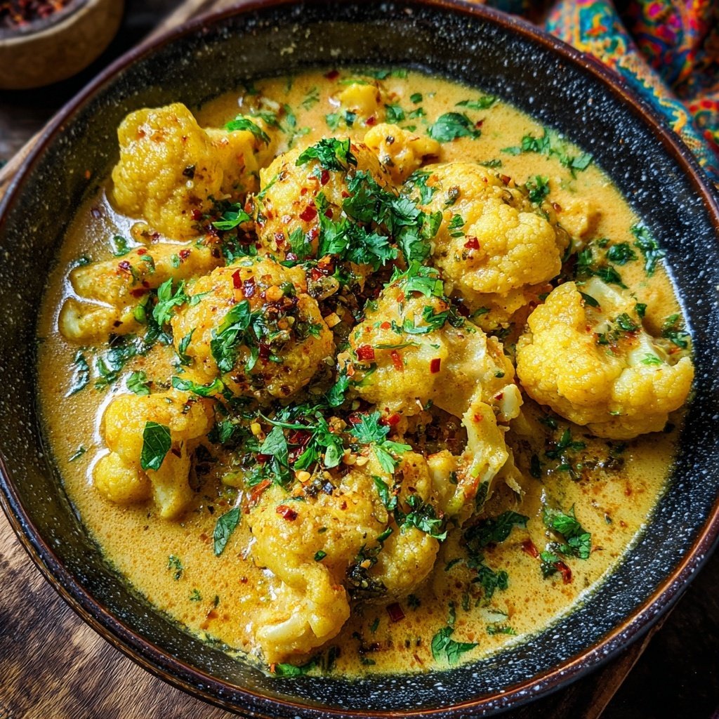 Blumenkohl Curry Mit Kokosmilch